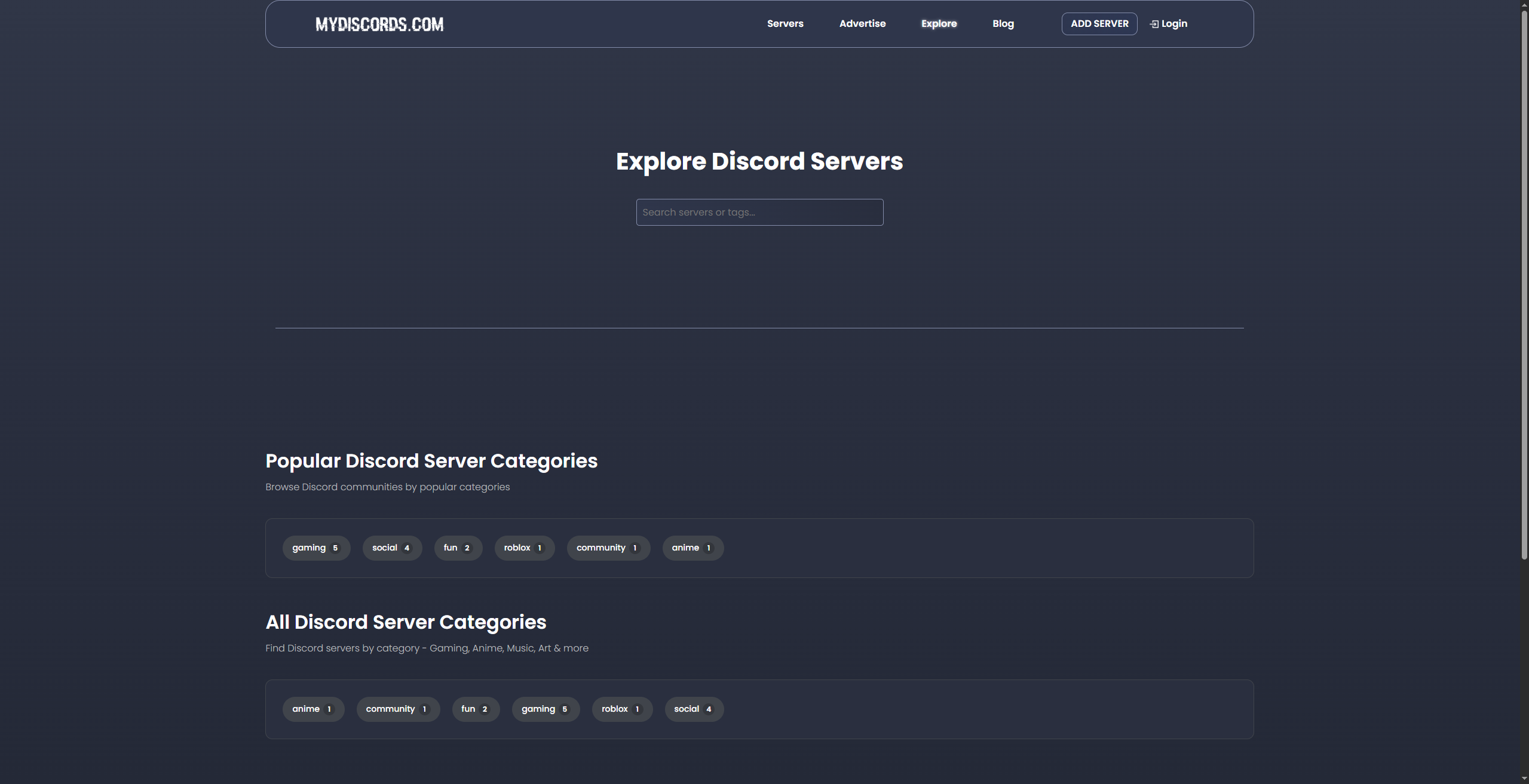 MyDiscords - Encontrar servidores de discordia media 3