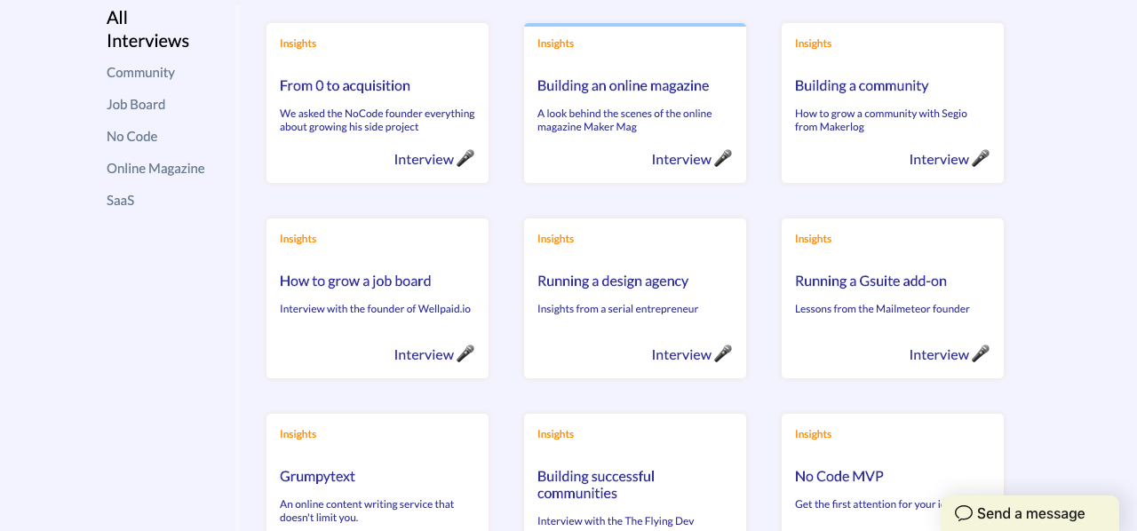Poll option Interviews image