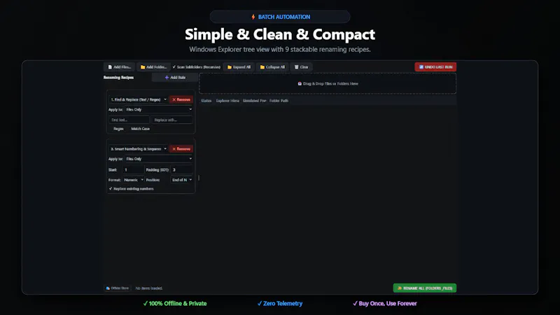 5 No-BS Standalone Offline Desktop Tools screenshot 8