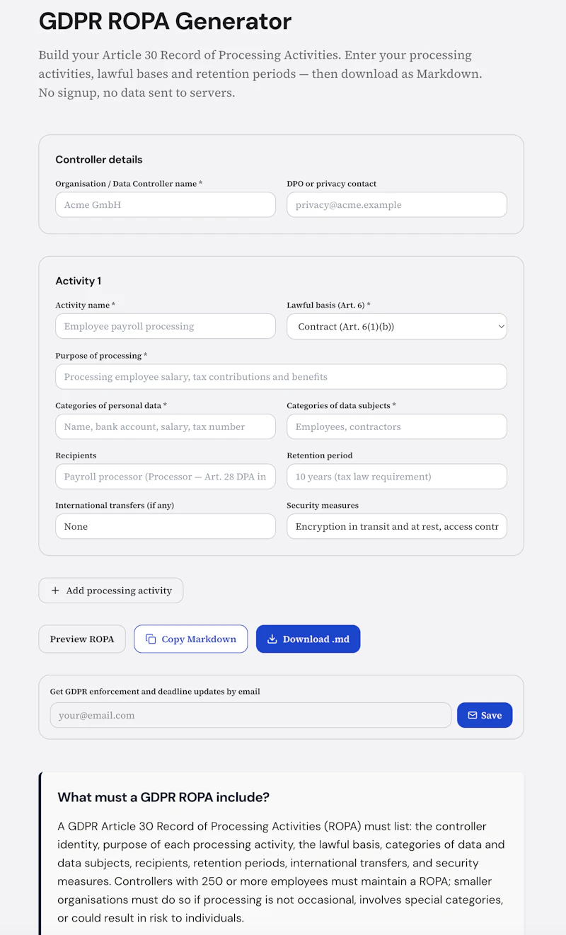 EuroComply screenshot 5