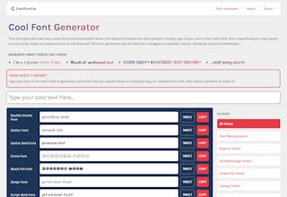 CoolFont.io gallery image