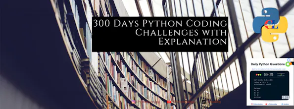 300 Days Python Coding Challenges gallery image