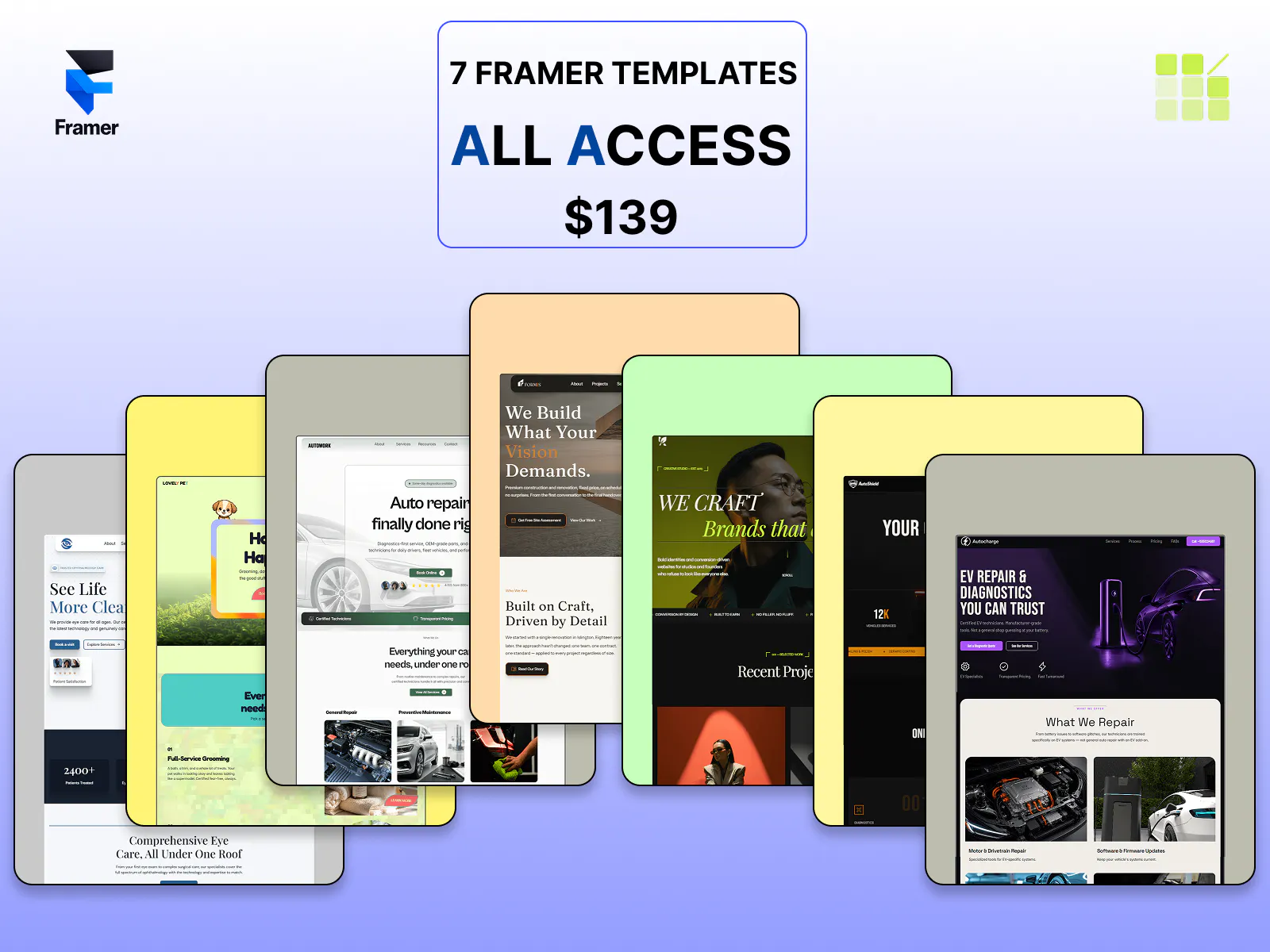 All-Access Framer Template Bundle