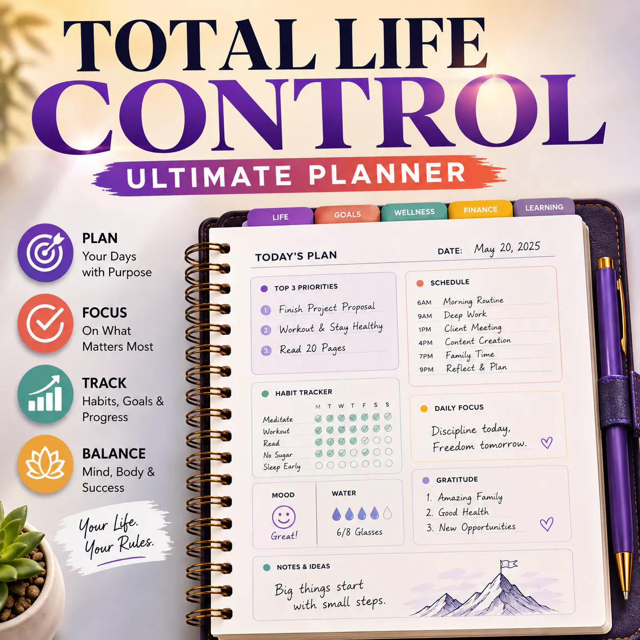 One Dashboard. Total Life Control.  gallery image