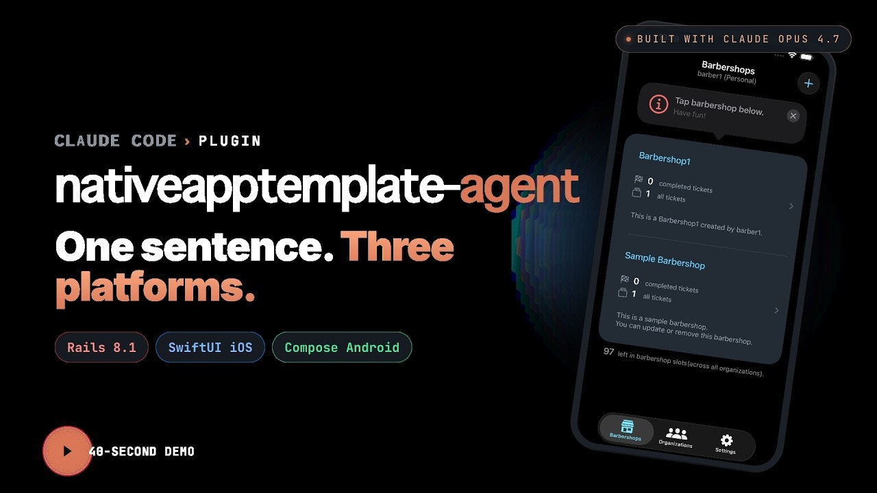 NativeAppTemplate Agent gallery image