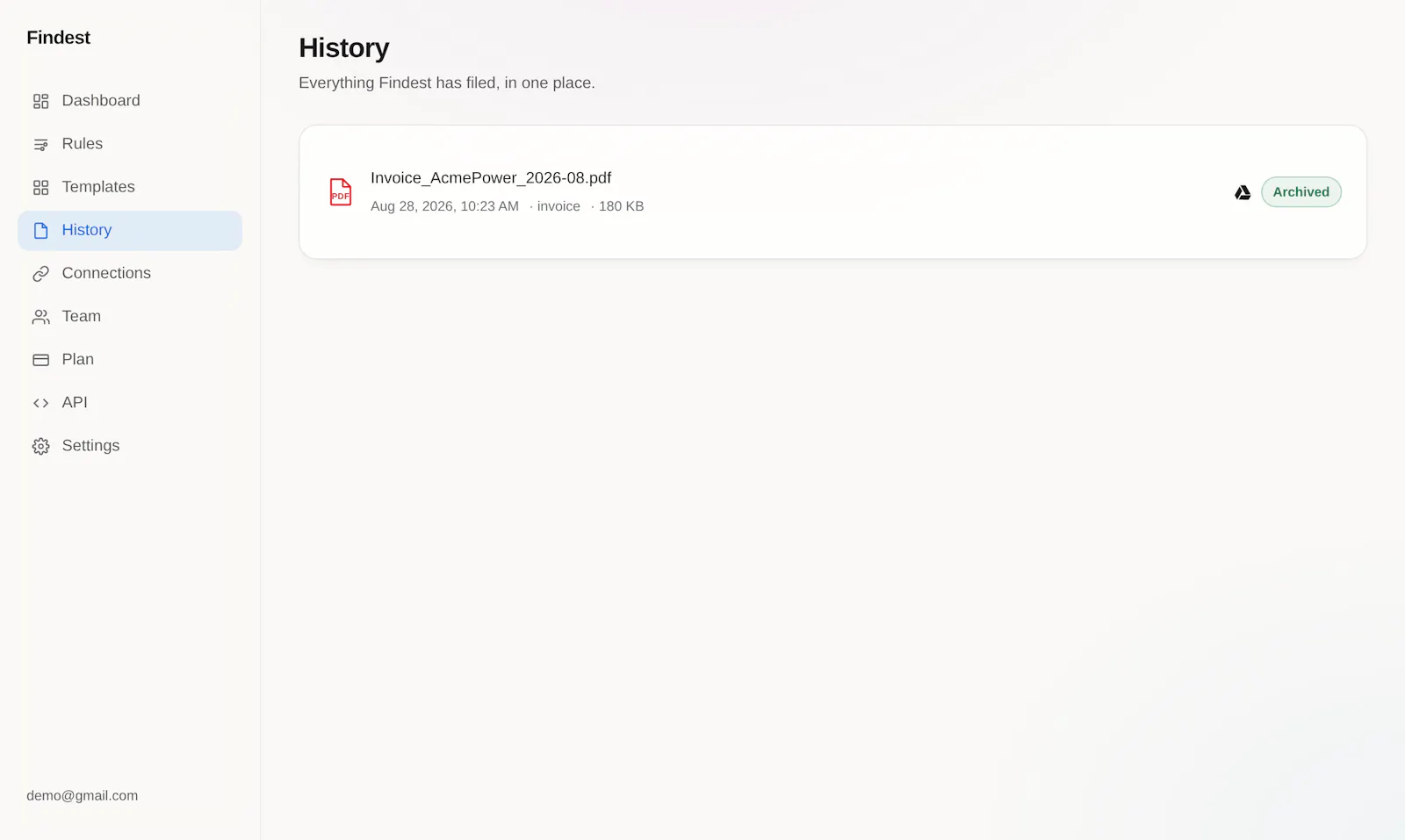 Findest screenshot 4