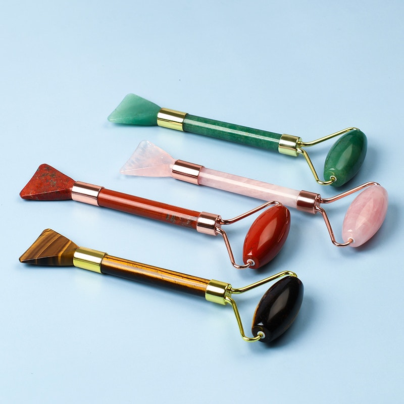 Jade Crystal Face Massage Roller