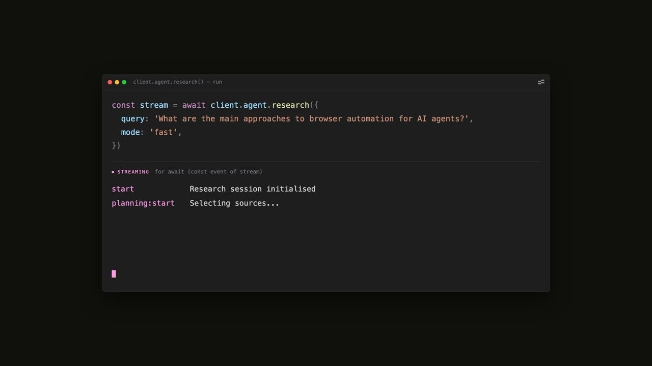 Tabstack Web Research gallery image