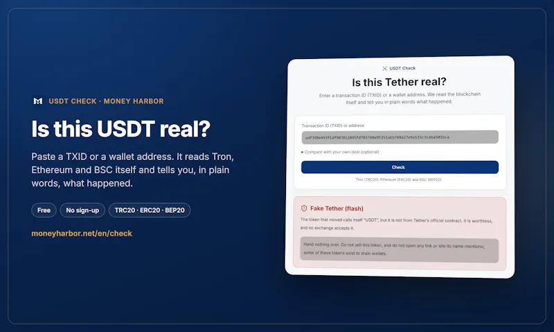 USDT Check screenshot 1