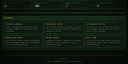 LEDGER//80 gallery image