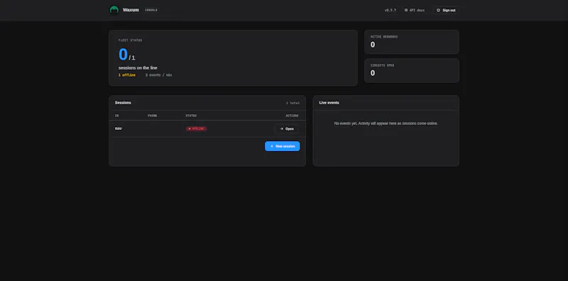 Waxum screenshot 1