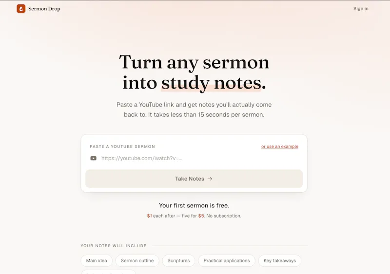 SermonDrop screenshot 3