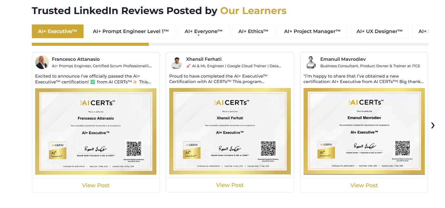 AI CERTs media 2
