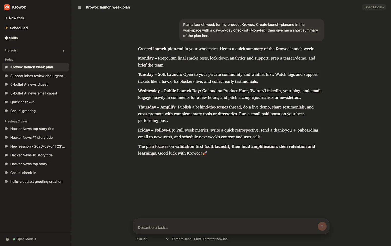 Krowoc screenshot 1