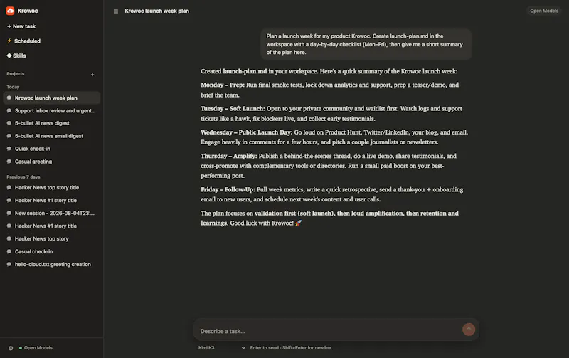 Krowoc screenshot 1