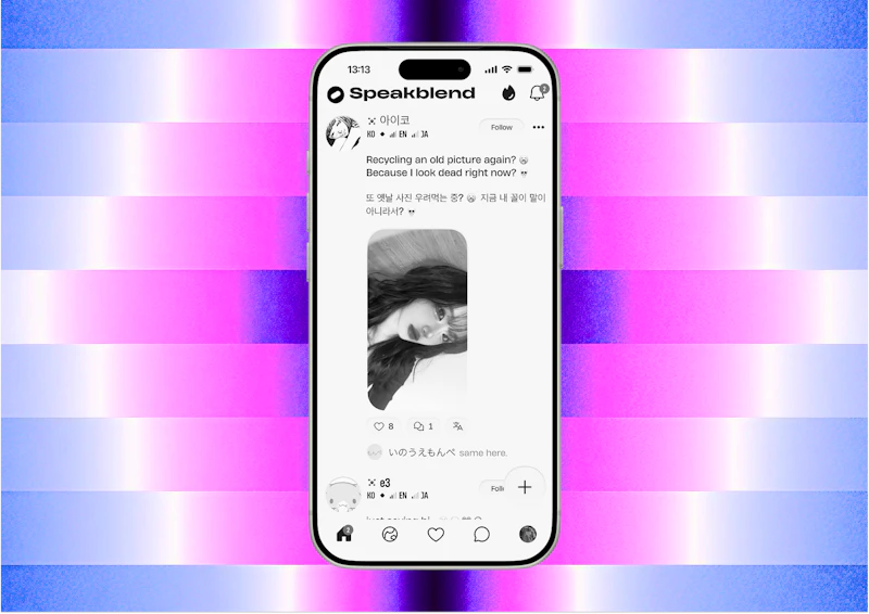 Speakblend - Language Friends! screenshot 1