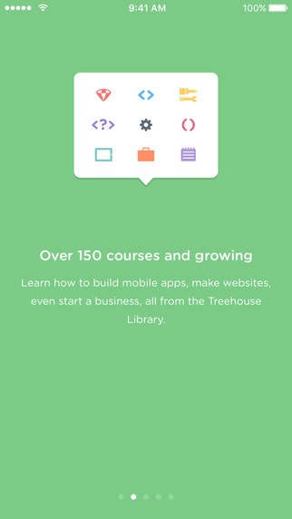 Treehouse Mobile App gallery image
