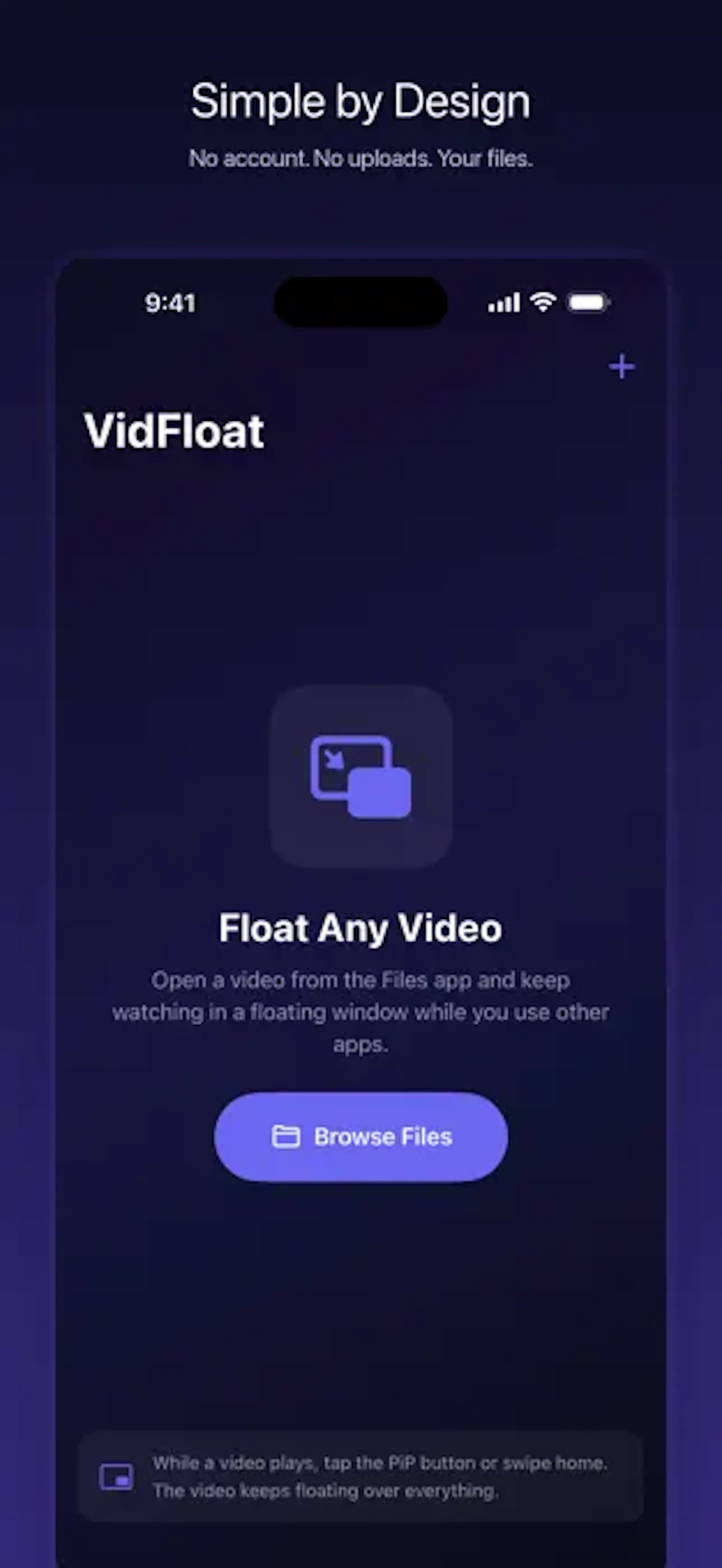 VidFloat screenshot 1