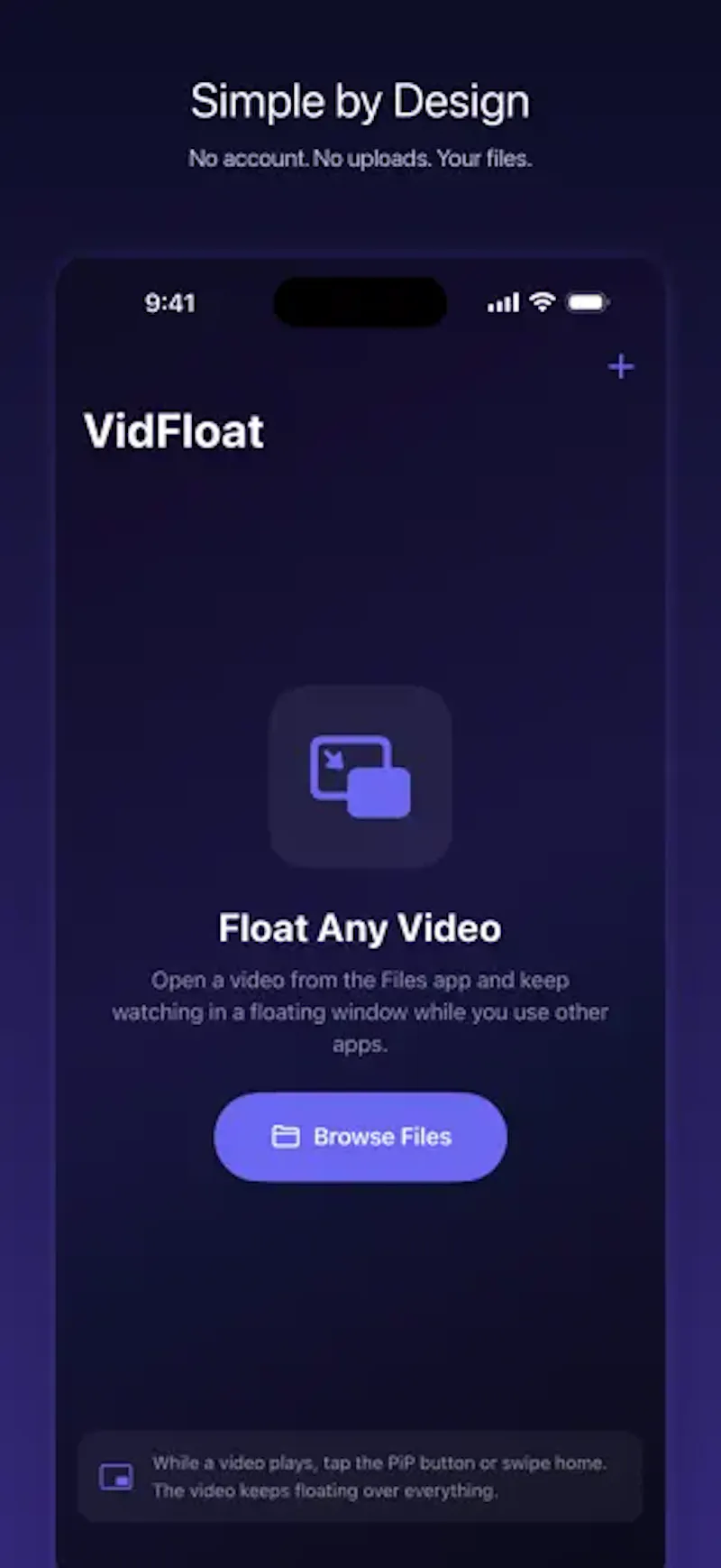 VidFloat screenshot 1