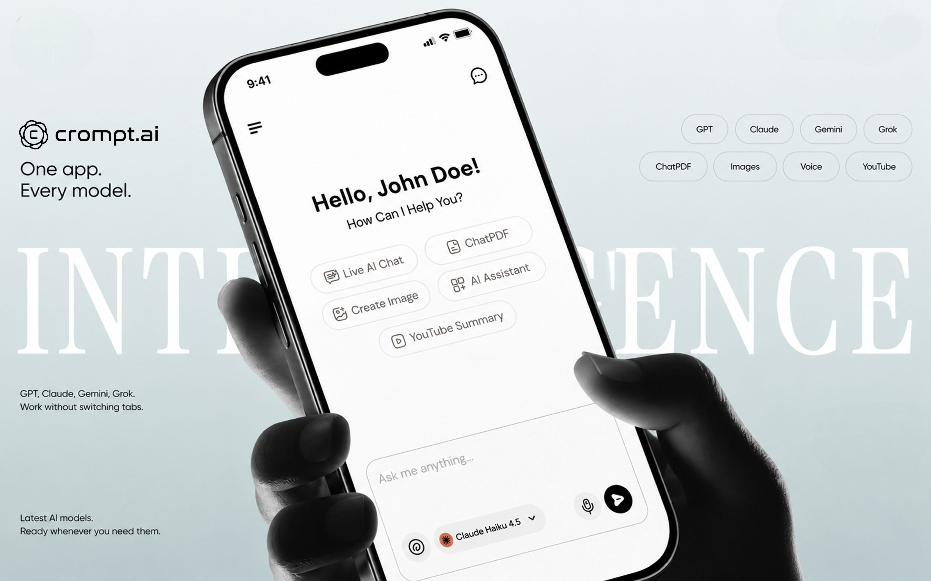 CromptAI – Every AI Model in Your Pocket gallery image