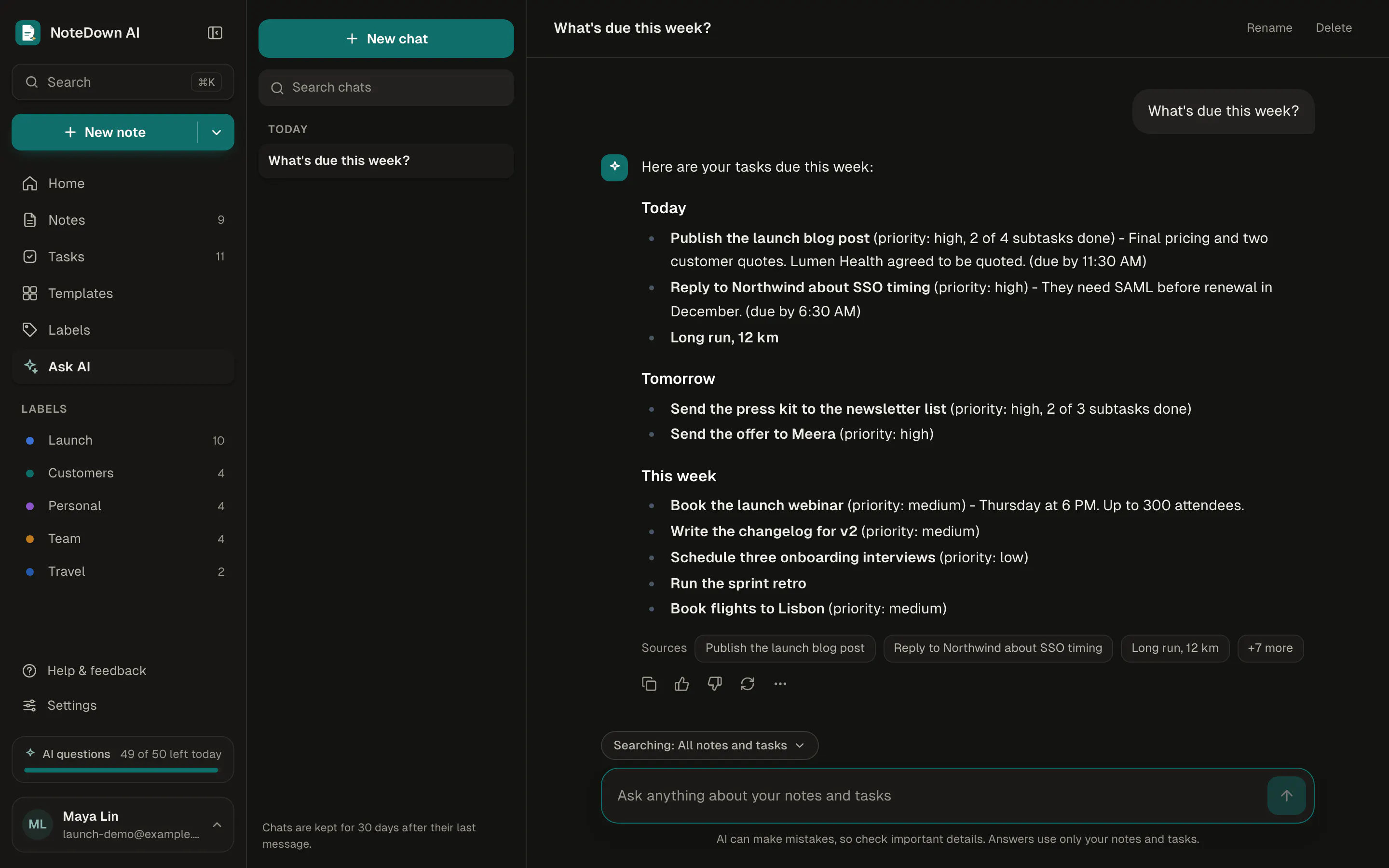 NoteDown AI gallery image