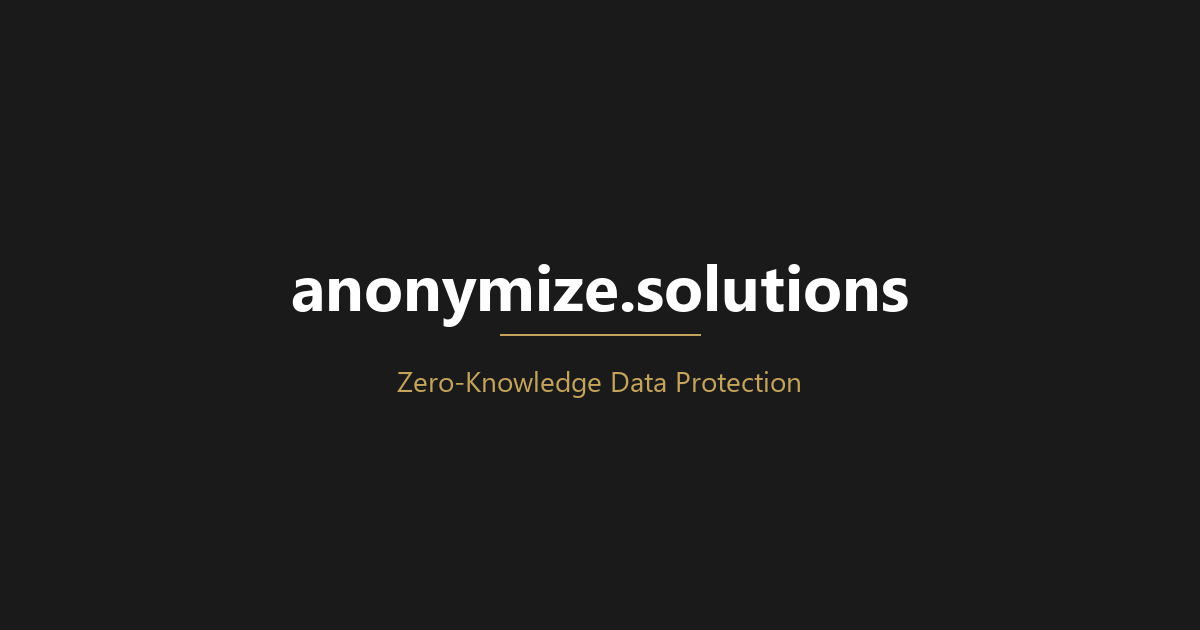 anonymize.solutions gallery image