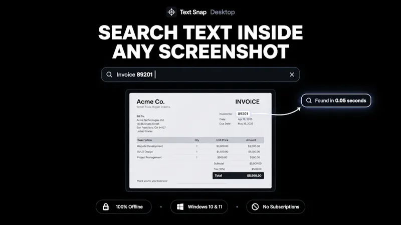 Text Snap Desktop screenshot 1