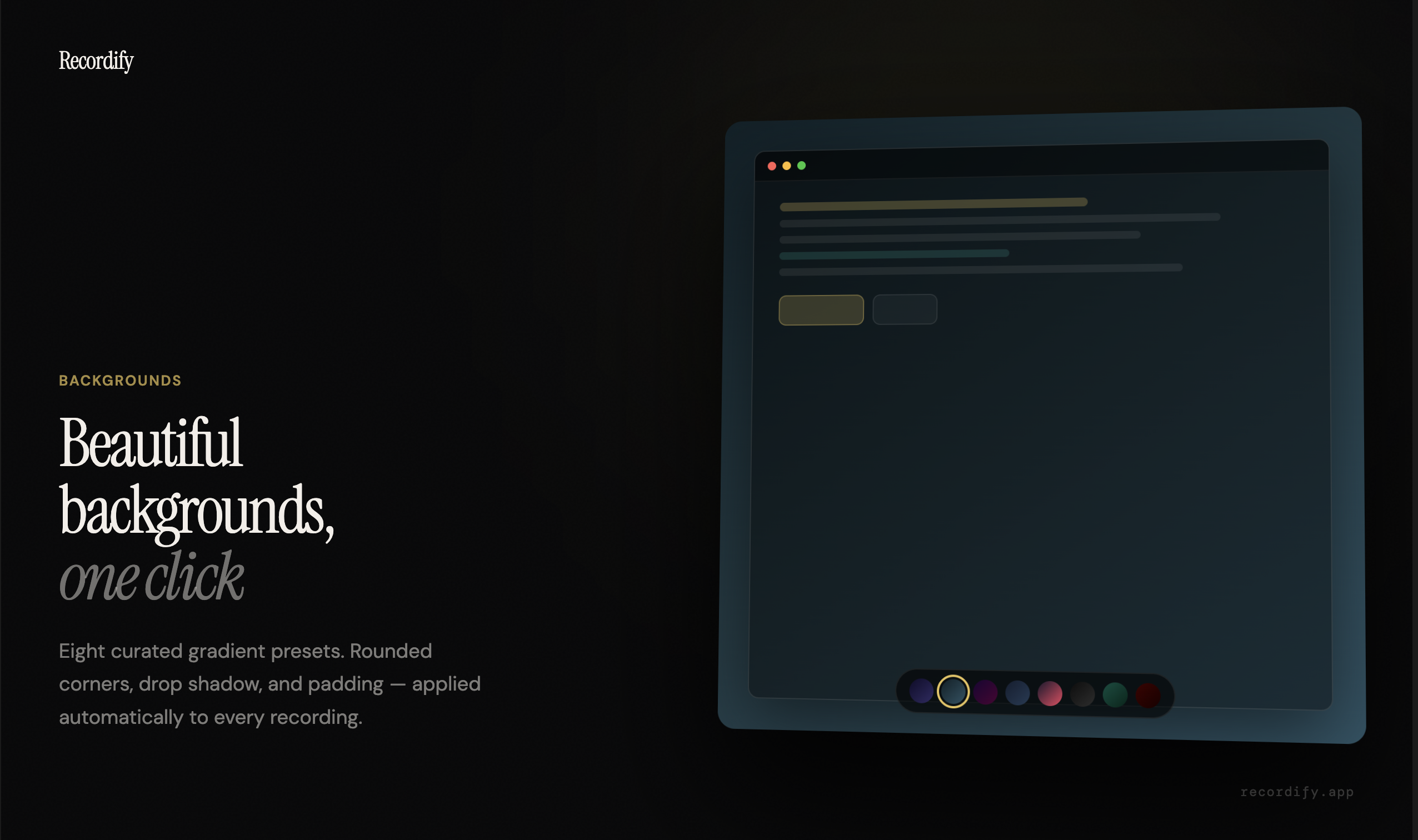 Recordify gallery image