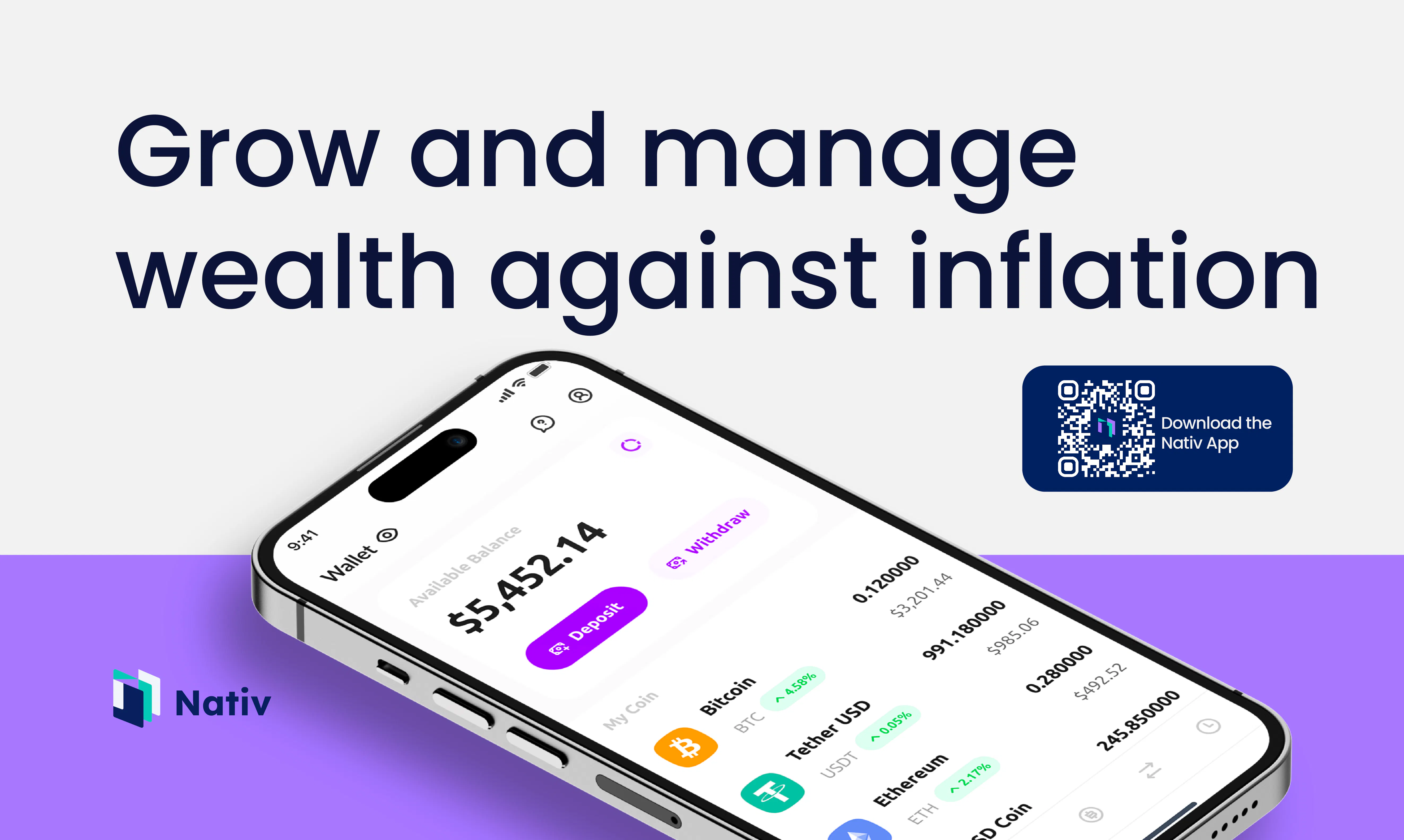 nativ Crypto Wallet Beta gallery image