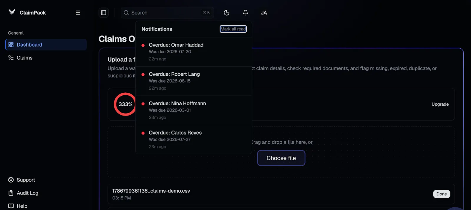 ClaimPack screenshot 3