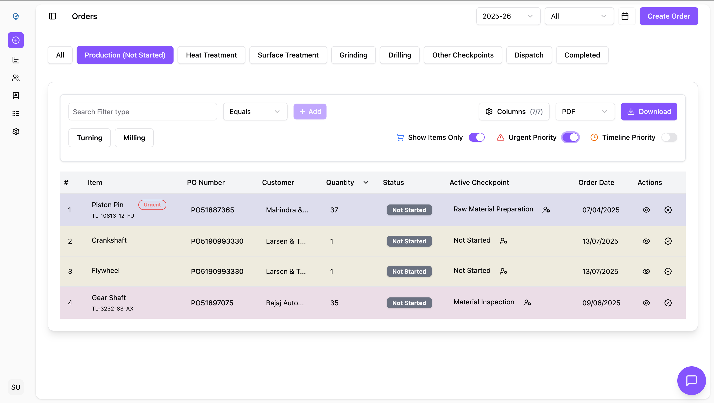 Mídia 3 de Optivous - ERP movido a IA construído para se adequar à sua fábrica
