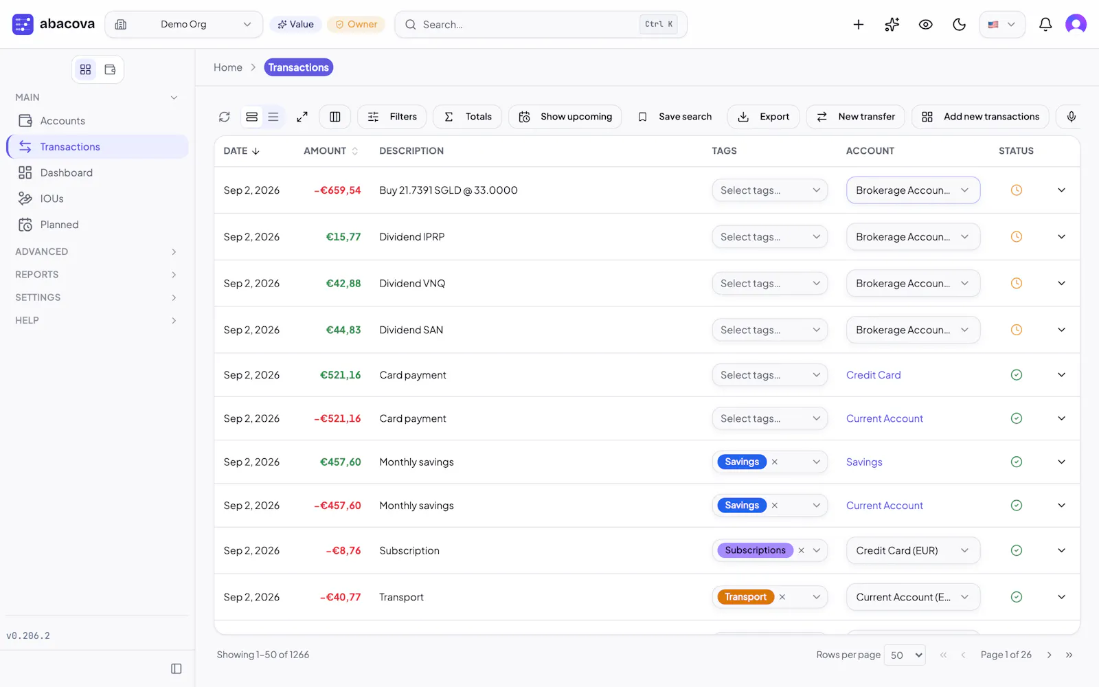 abacova screenshot 3