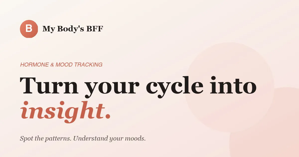 My Body's BFF:  Cycle Patterns  gallery image
