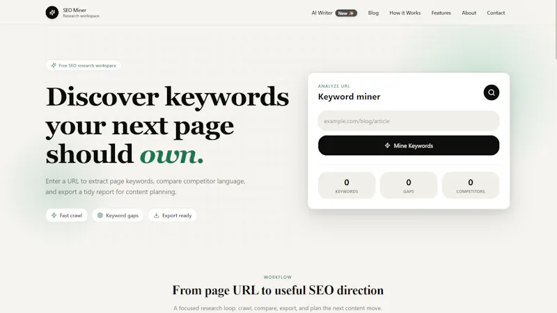 SEO Miner screenshot 1