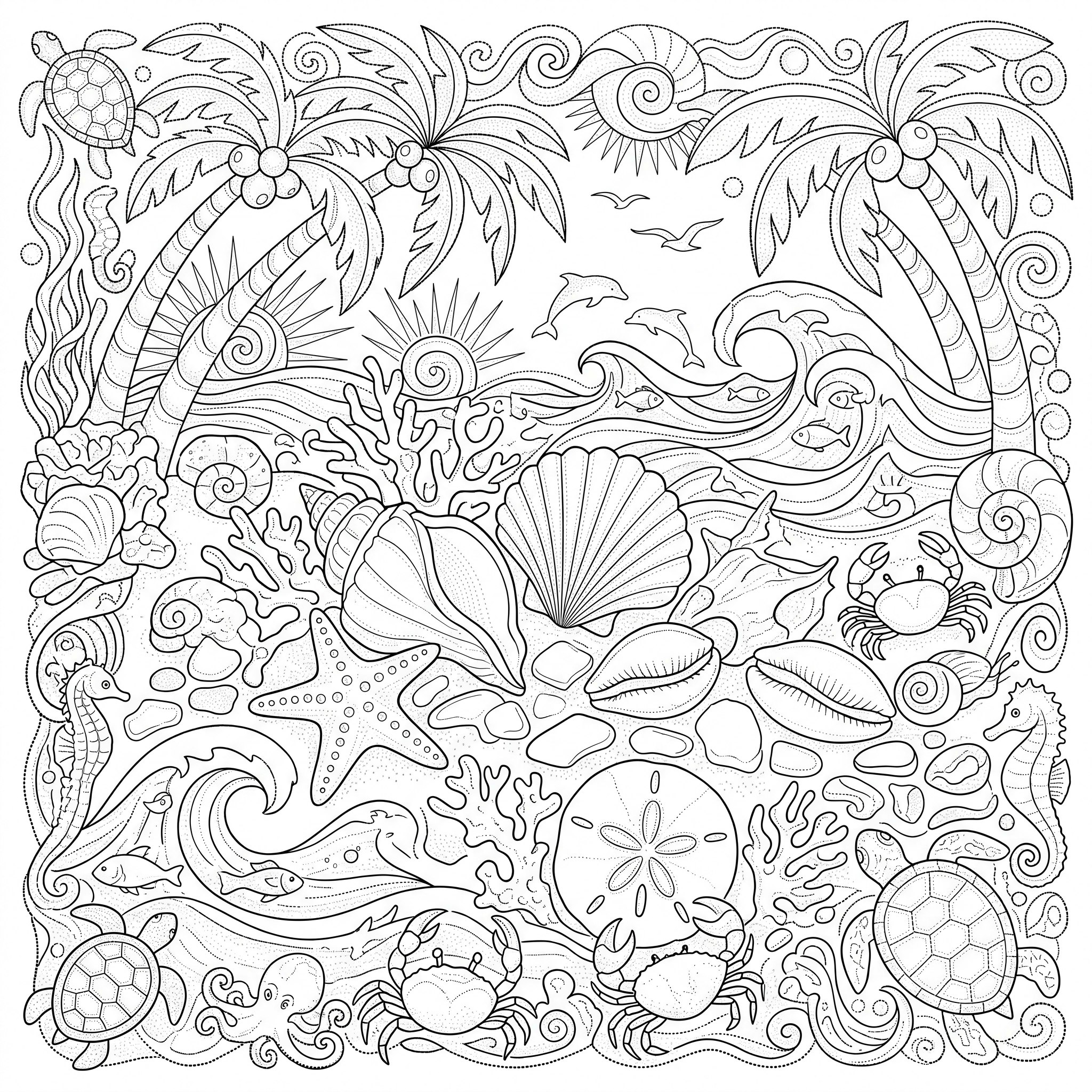 Monochrome Coloring Pages Bundle  gallery image