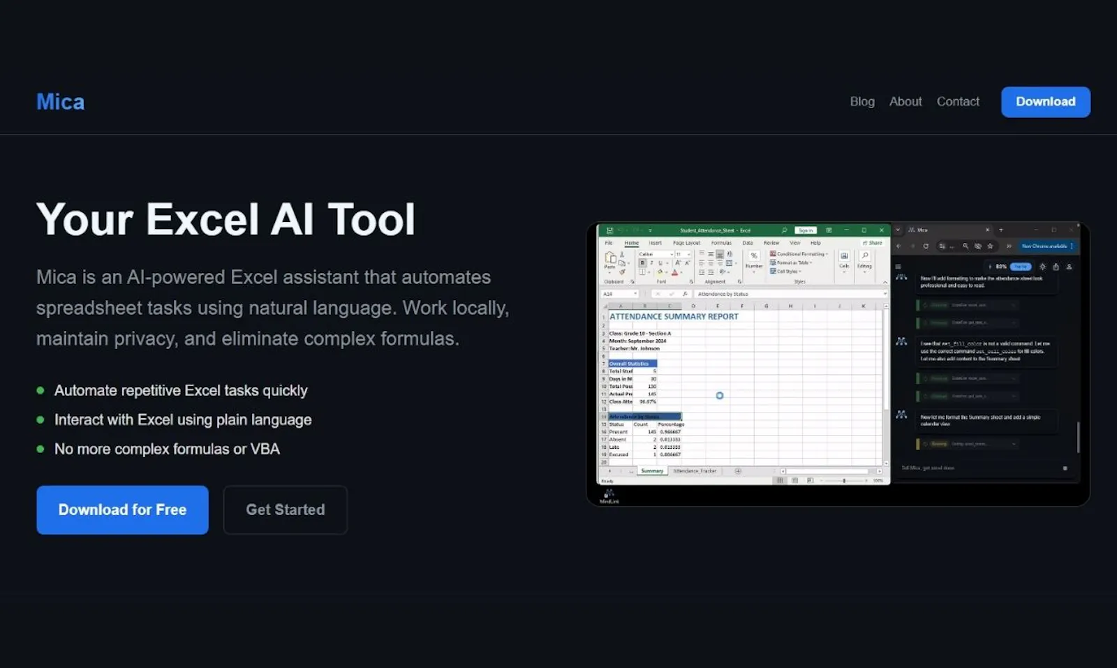 Mica screenshot 2