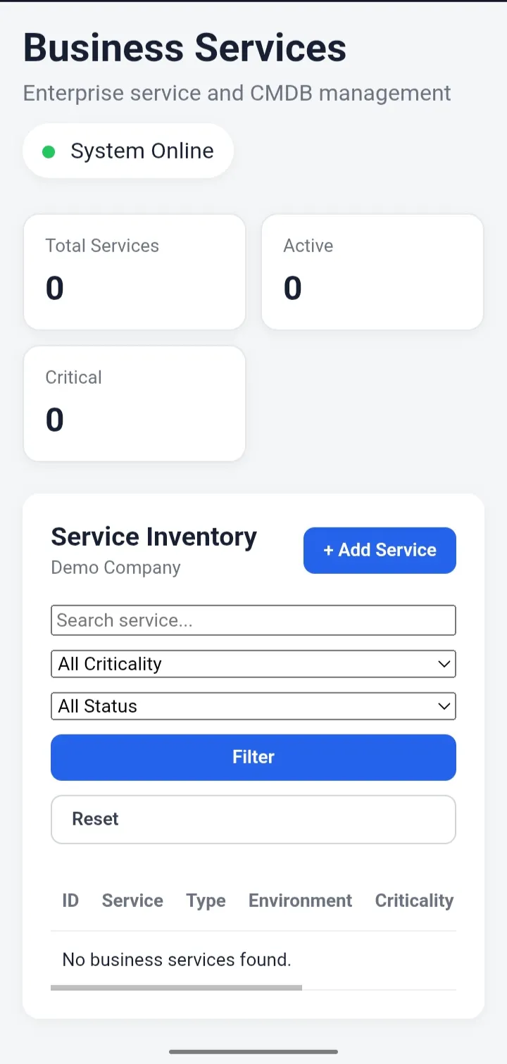 Enterprise Control Center  gallery image