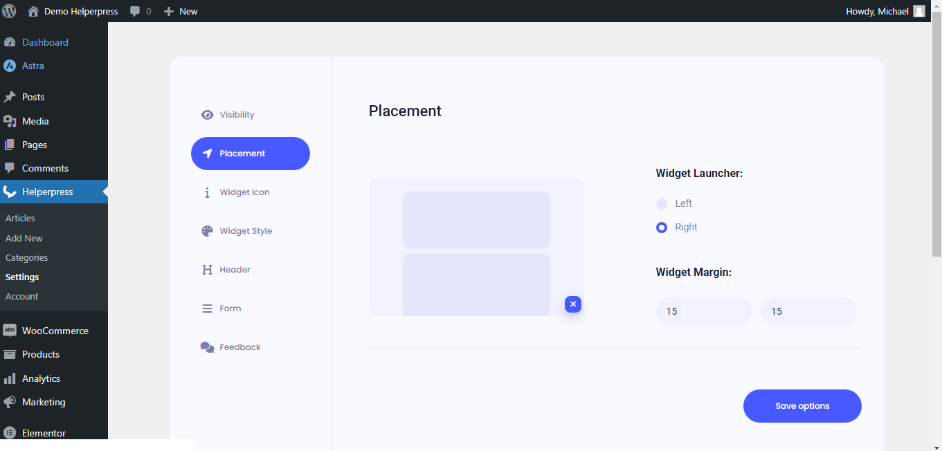 Helperpress - Многофункциональный многофункциональный виджет WordPress Help & Support WordPress медиа 5
