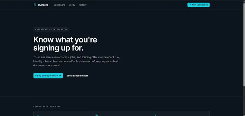 TrustLens screenshot 2