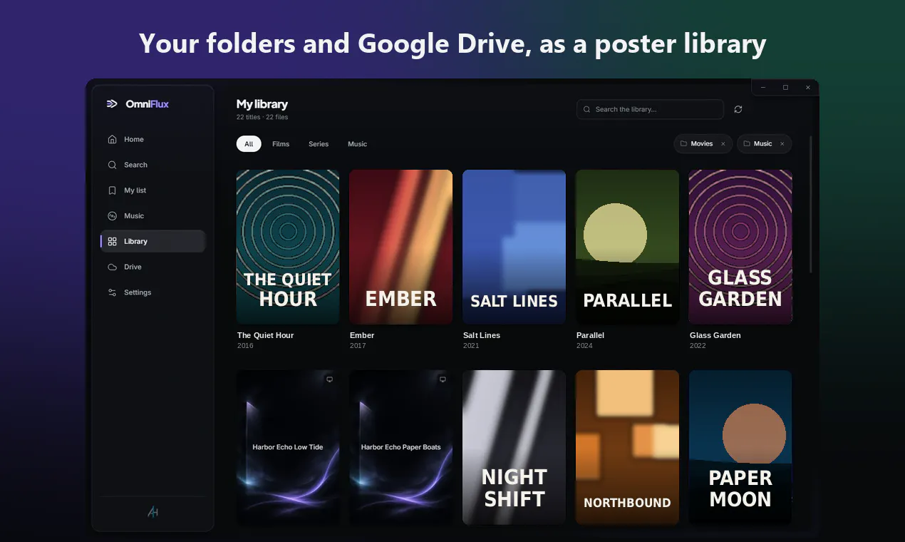 OmniFlux Player gallery image