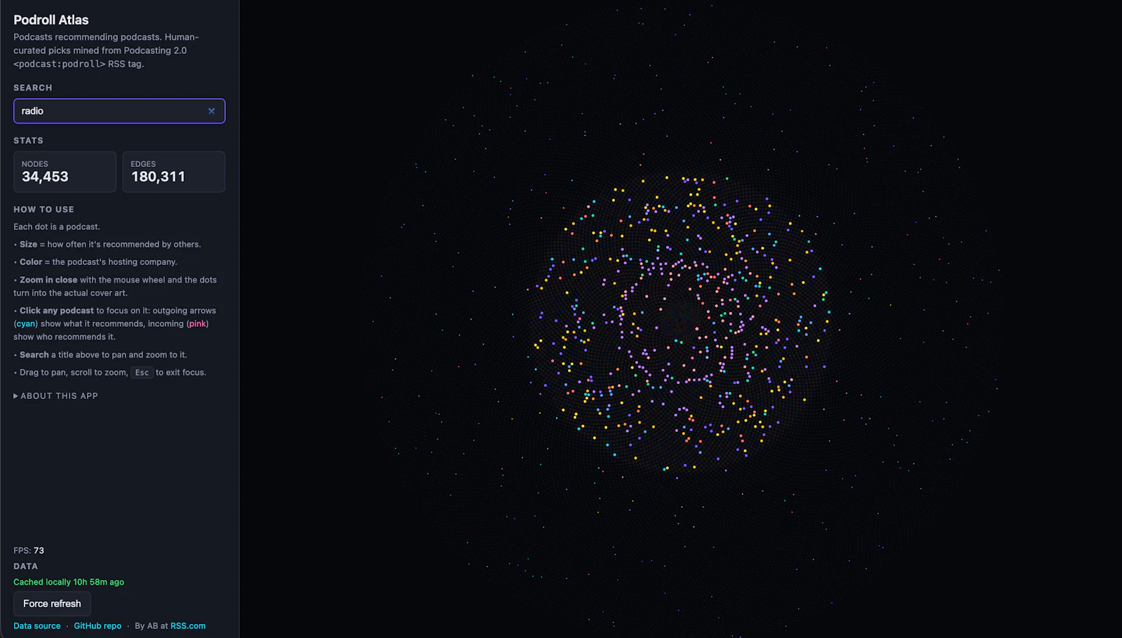 Podroll Atlas screenshot 3