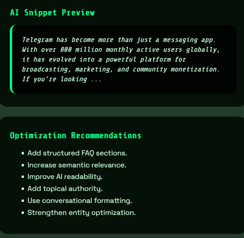 AI Citation Probability Checker  screenshot 11