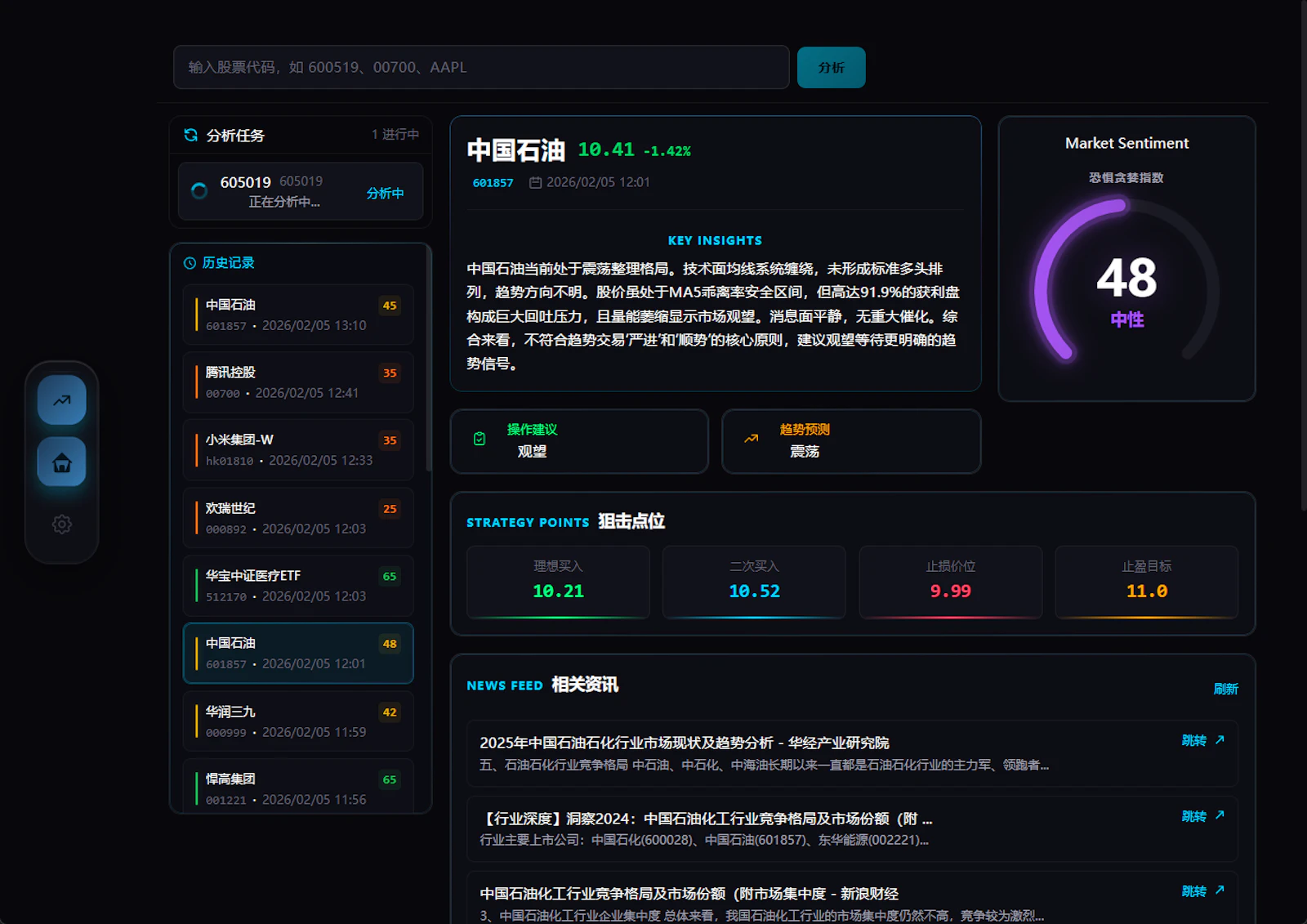 Daily Stock Analysis screenshot 2
