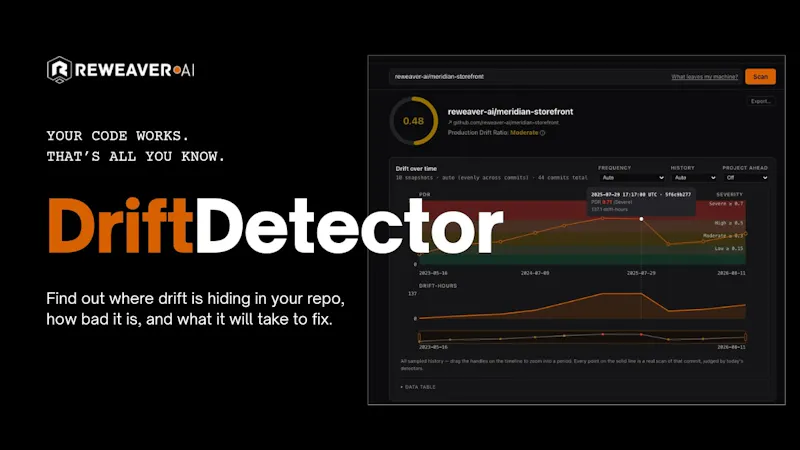 ReWeaver AI DriftDetector screenshot 1 (video preview)