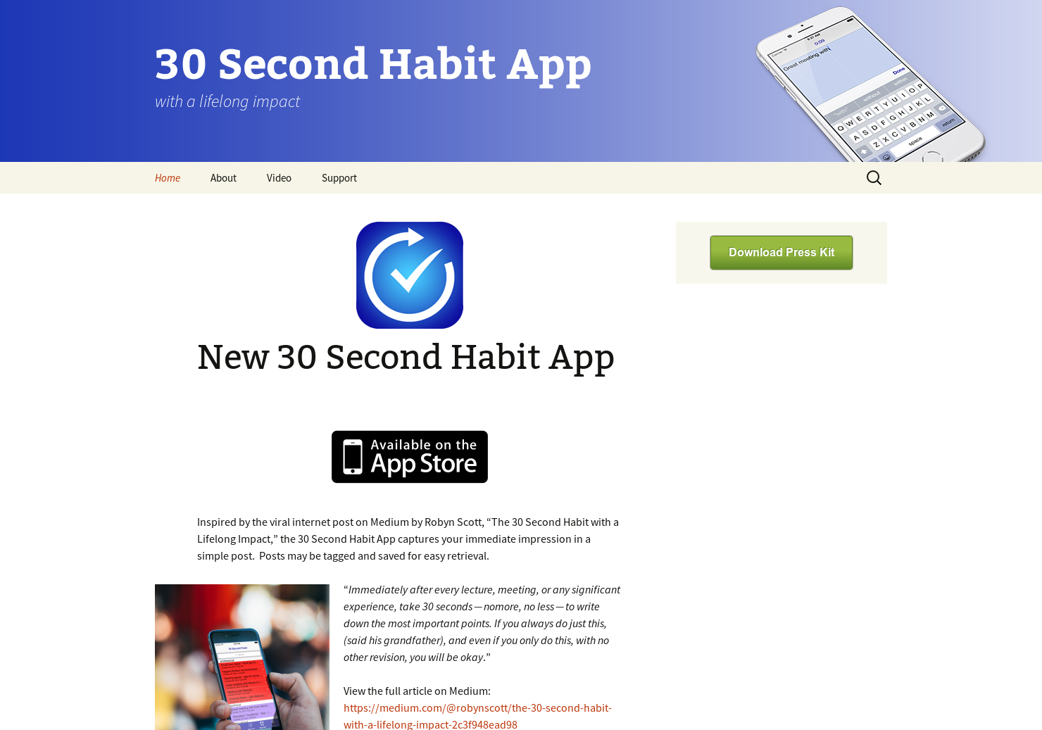 30 second habit gallery image