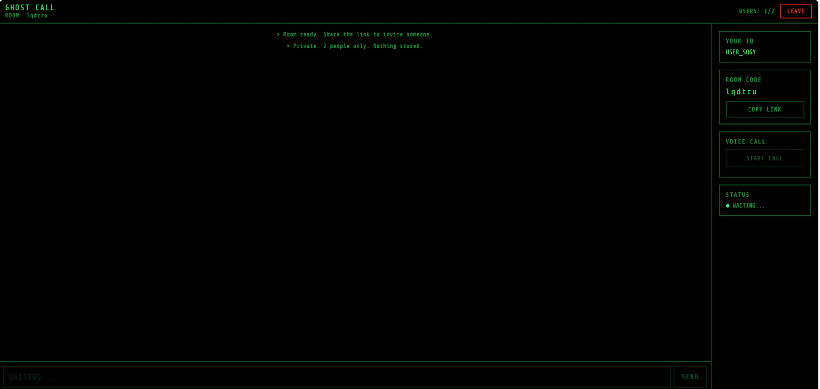 GhostCall screenshot 2