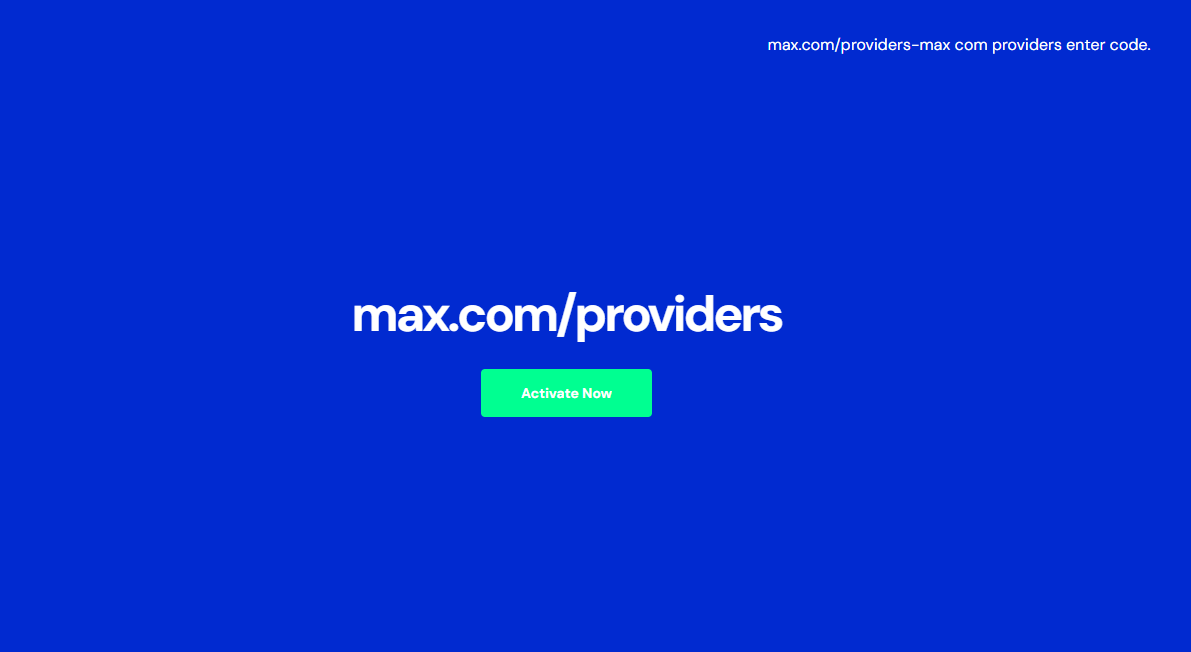 Max.com/providers - Conéctate ahora. media 1