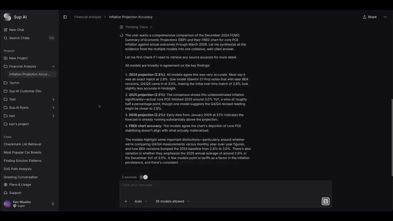 Sup AI: AI ensemble that scored #1 on Humanity's Last Exam | Product Hunt