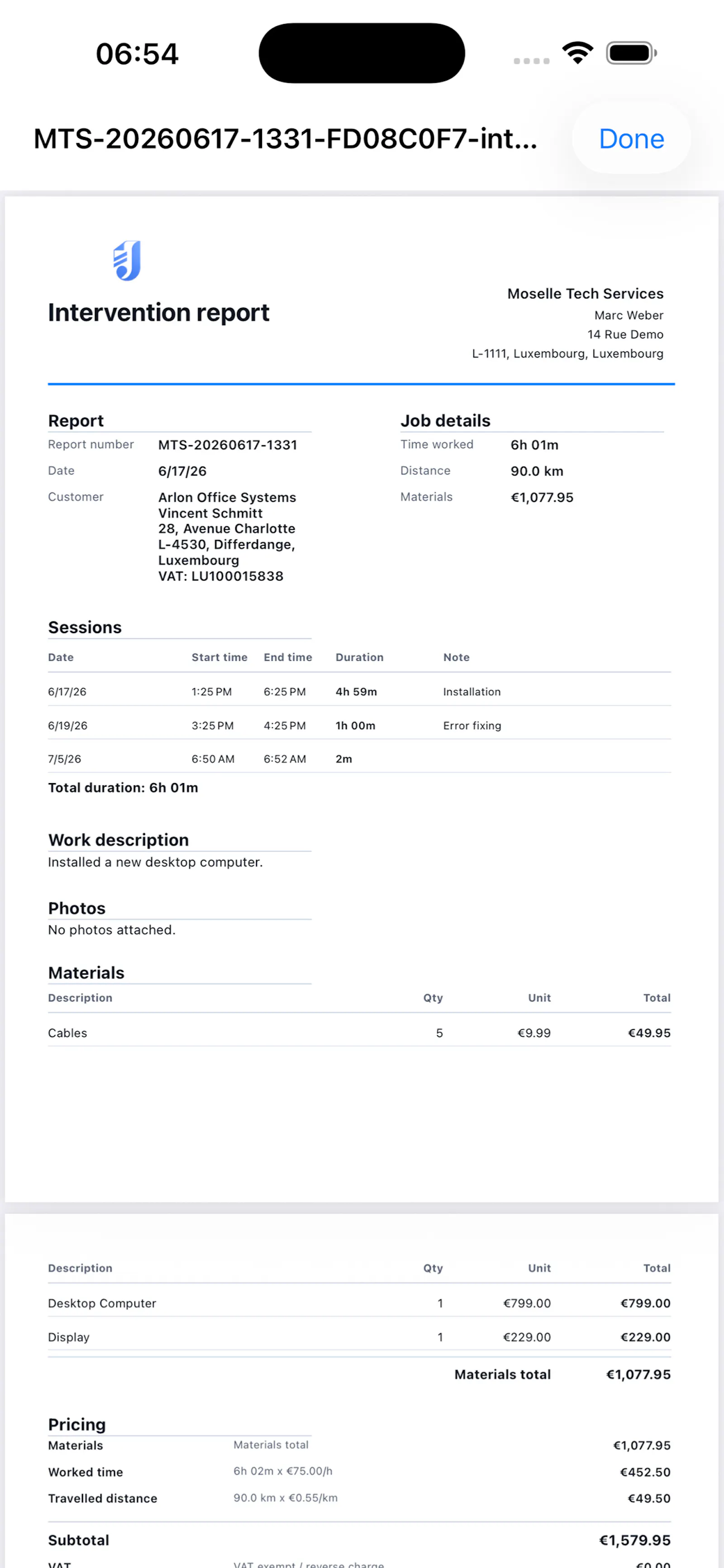 JobSlip screenshot 7