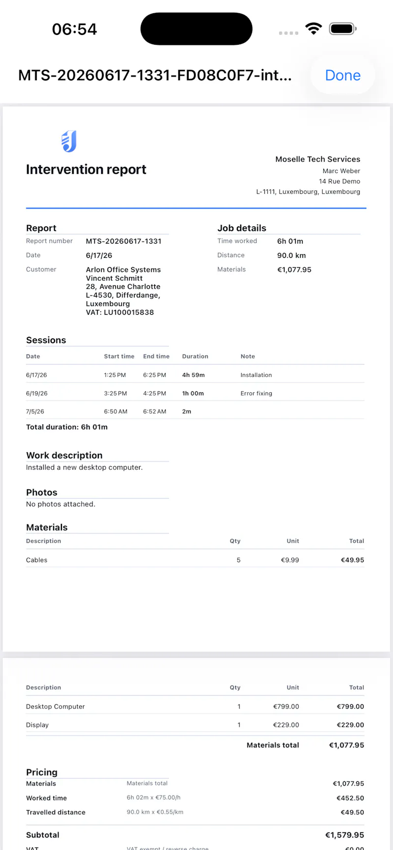 JobSlip screenshot 7